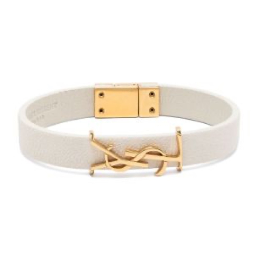 Saint Laurent YSL Opyum Bracelet White Gold.